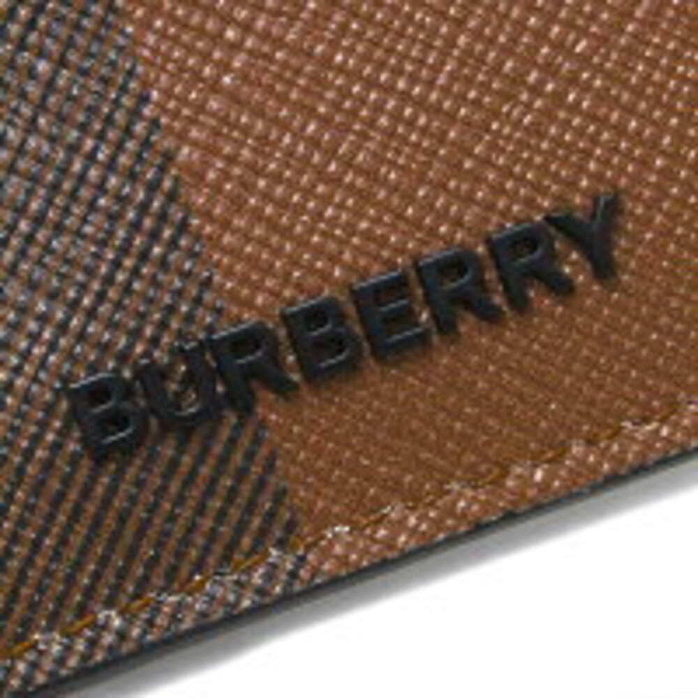 Burberry CANVENDISH brown long multi check GCN birch wallet - Picture 3 of 5